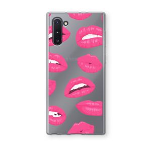 Bite my lip: Samsung Galaxy Note 10 Transparant Hoesje