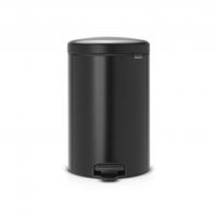 Brabantia newIcon pedaalemmer 20 liter met kunststof binnenemmer - Matt Black - thumbnail