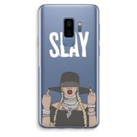 Slay All Day: Samsung Galaxy S9 Plus Transparant Hoesje - thumbnail