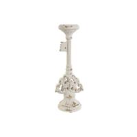 Kaarshouder Home ESPRIT Wit Hars 18 x 18 x 50 cm 18 x 15 x 51,5 cm