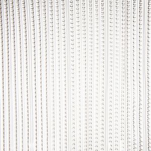 Transparante grijze deurgordijnen 93 x 220 cm