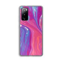 Paarse stroom: Samsung Galaxy S20 FE / S20 FE 5G Transparant Hoesje