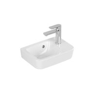 Villeroy & Boch O.novo fontein 36X25cm 1 kraangat rechts met overloop ceramic+ wit 434336R1