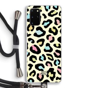 Leopard pattern: Samsung Galaxy S20 Plus Transparant Hoesje met koord