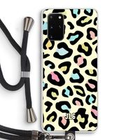 Leopard pattern: Samsung Galaxy S20 Plus Transparant Hoesje met koord