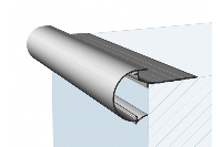 Verbindingsplaatje daktrim kraal 26x40 mm t.b.v. Brute