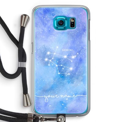 Sterrenbeeld - Licht: Samsung Galaxy S6 Transparant Hoesje met koord
