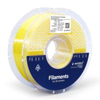 Silk TPU filament, yellow, 1.75 mm, 1 kg