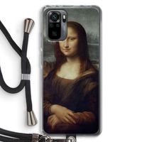 Mona Lisa: Xiaomi Redmi Note 10 Pro Transparant Hoesje met koord