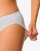 HEMA Damesslip katoen - 2 stuks wit (wit)