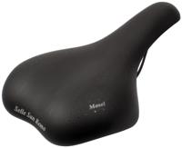 Selle San Remo Fietszadel mosel voor stads-/trekkingfietsen - zwart (werkplaatsverpakking)