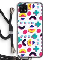 8-bit N°2: Samsung Galaxy A22 5G Transparant Hoesje met koord 8-bit N°2: Samsung Galaxy A22 5G Transparant Hoesje met koord