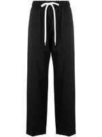 MM6 Maison Margiela pantalon de costume à lien de resserrage - Noir