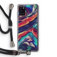 Chameleon Sun: Samsung Galaxy A31 Transparant Hoesje met koord