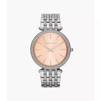 Michael Kors Dames Darci MK3218 zilver glitter roestvrij staal Japans quartz modehorloge