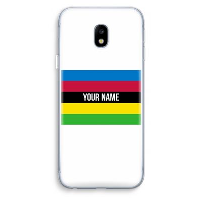 WK Wielrennen: Samsung Galaxy J3 (2017) Transparant Hoesje WK Wielrennen: Samsung Galaxy J3 (2017) Transparant Hoesje