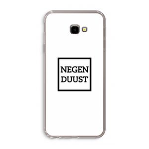 Negenduust vierkant: Samsung Galaxy J4 Plus Transparant Hoesje