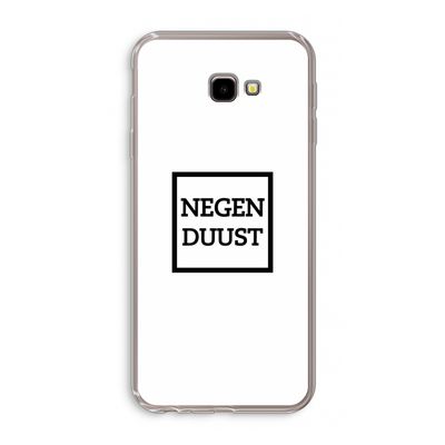 Negenduust vierkant: Samsung Galaxy J4 Plus Transparant Hoesje