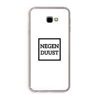 Negenduust vierkant: Samsung Galaxy J4 Plus Transparant Hoesje