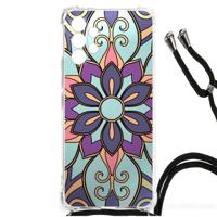 Samsung Galaxy A13 4G Case Purple Flower