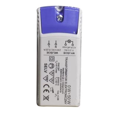 Dimbare LED trafo 12Volt 50Watt AC