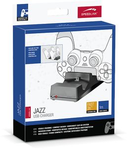 SpeedLink JAZZ USB Charger Laadstation controller PS4, PS4 Slim, PS4 Pro