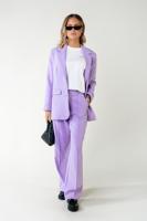 Colourful Rebel Rus Straight Pants | Light lilac