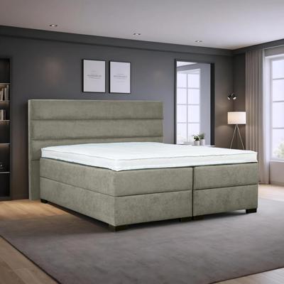 2dekans Opberg Boxspring Antislip 180 x 210 Velvet Antraciet