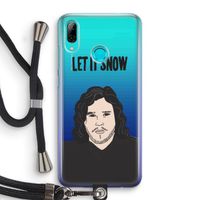 Let It Snow: Huawei P Smart (2019) Transparant Hoesje met koord