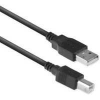 ACT USB 2.0 aansluitkabel A male - B male 1 meter