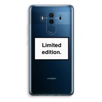 Limited edition: Huawei Mate 10 Pro Transparant Hoesje