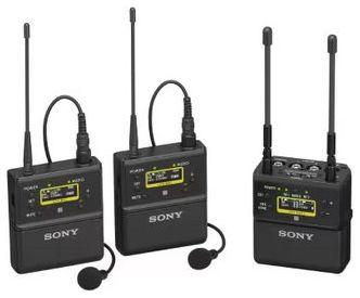 Sony Dual Channel UWP-D Kit. 1x URX-P41D/K33 & 2x UTX-B40/K33 transmitter