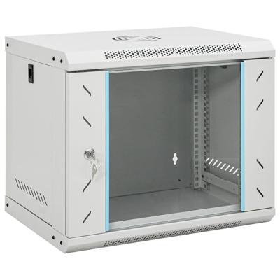 VidaXL Netwerkkast wandgemonteerd 9u 19" ip20 53x40x45 cm