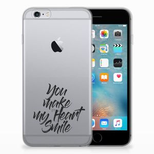 Apple iPhone 6 | 6s Siliconen hoesje met naam Heart Smile