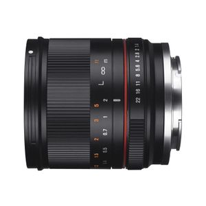 Samyang 21mm f/1.4 ED AS UMC CS Canon EF-M-mount objectief Zwart