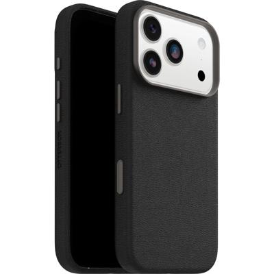 Otterbox Symmetry iPhone 17 Pro Max Cactus leren backcover Magsafe hoesje - Zwart