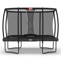 BERG Trampoline Ultim Champion met Veiligheidsnet Deluxe - 330 x 220 cm - Regular - Grijs - met AirFlow PRO Springmat