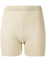 Jacquemus short Arancia en maille nervurée - Tons neutres