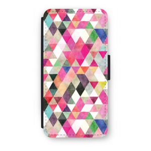 Gekleurde driehoekjes: iPhone SE 2020 Flip Hoesje