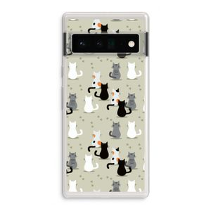 Katten: Google Pixel 6 Pro Transparant Hoesje