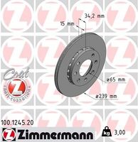 Remschijf Coat Z 100124520
