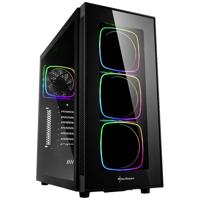Sharkoon TG6 RGB Midi-tower PC-behuizing Zwart