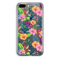 Tropisch 2: iPhone 8 Plus Transparant Hoesje