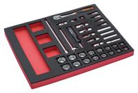 Bahco Foaminlay Fit&Go 2/3 met doppen en toebehoren 3/8" - 36-delig - FF1F2101