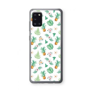 Ananas bladeren: Samsung Galaxy A31 Transparant Hoesje