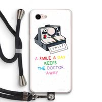 Smile: Pixel 3 XL Transparant Hoesje met koord