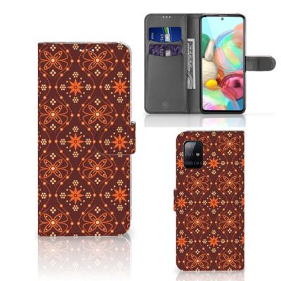 Samsung Galaxy A71 | Telefoon Hoesje | Batik Brown
