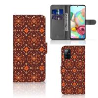 Samsung Galaxy A71 | Telefoon Hoesje | Batik Brown
