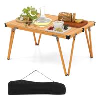 Campingtafel Picknicktafel met Waterdicht Tafelblad Draagbare Multifunctionele Outdoortafel met Draagtas voor Picknicks Vissen en Feesten