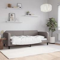Slaapbank 80x200 cm stof taupe